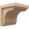 Ekena Millwork 7"W x 7"D x 7"H Wide Warren Rough Cedar Woodgrain TimberThane Corbel, Primed Tan CORUR07X07X07WARRCPR - alternate 1